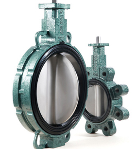 Resilient seat butterfly valve